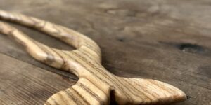 pic a cheveux bois recyclé